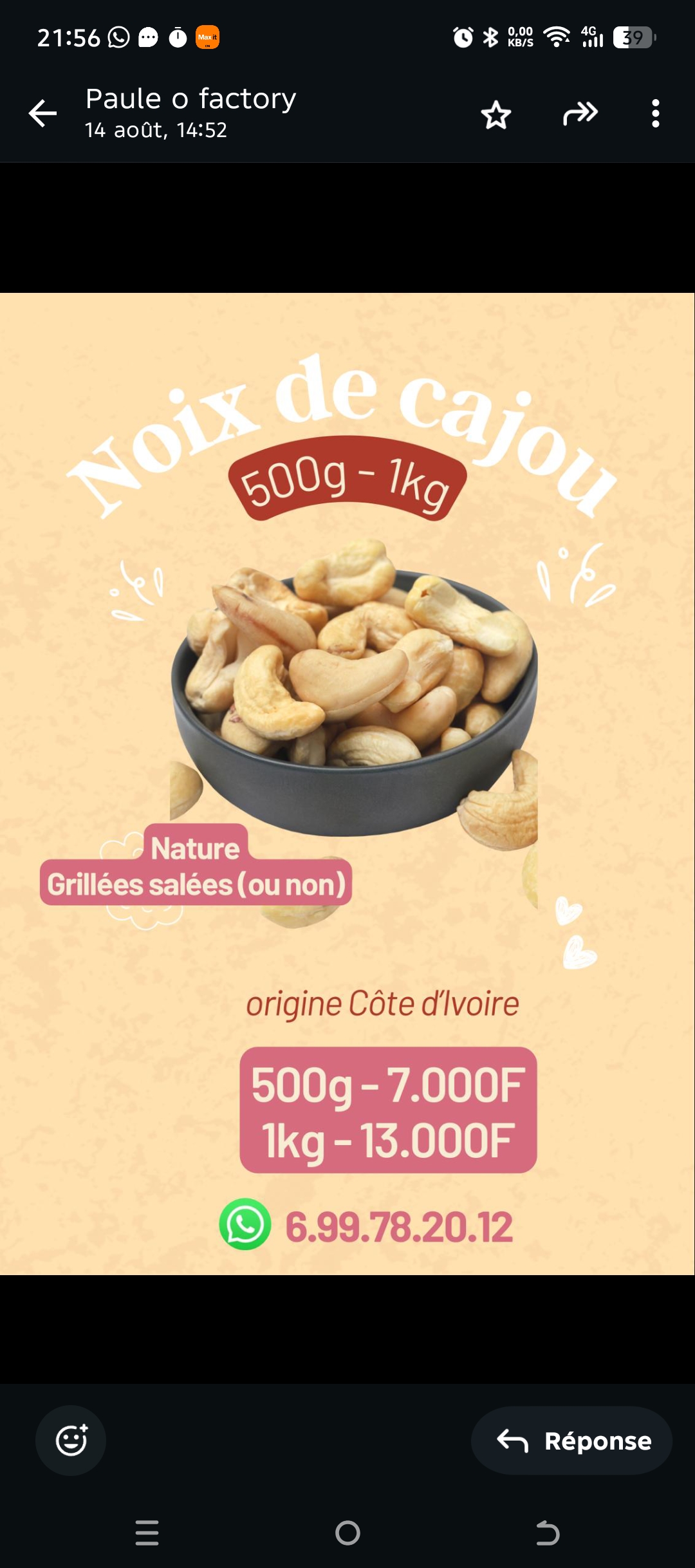 Noix de cajou