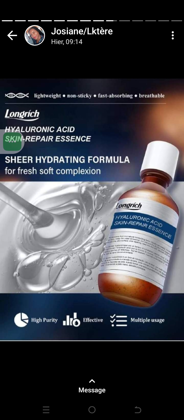 Acide anti-âge Hyaluronique 